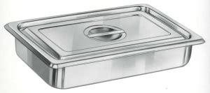 Stainless Steel Sterilization Trays With Lids | Medline Industries, Inc.