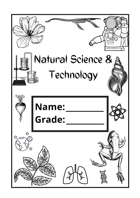 Natural Science & Technology book covers (x2) • Teacha!