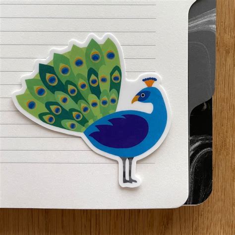 Peacock Stickers - Etsy