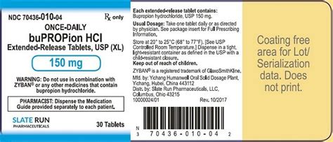 Bupropion - FDA prescribing information, side effects and uses