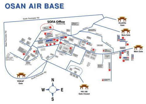 Osan Air Base Map - Map Of South America