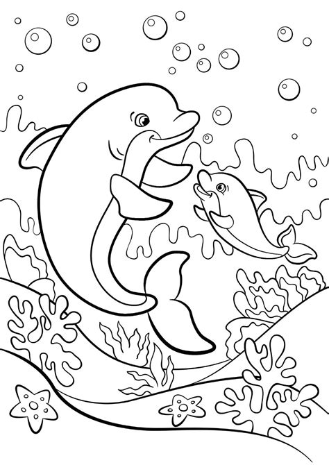 Free DOLPHIN Coloring Pages Your Kids Will Love (Download (Printable ...