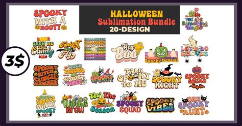 Halloween SVG Sublimation Bundle Bundle · Creative Fabrica