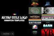 Retro Title Logo Animation Templates | Branding & Logo Templates ~ Creative Market