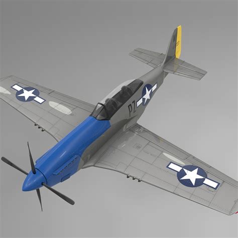 Pzw north american p-51 mustang 3D model - TurboSquid 1544735