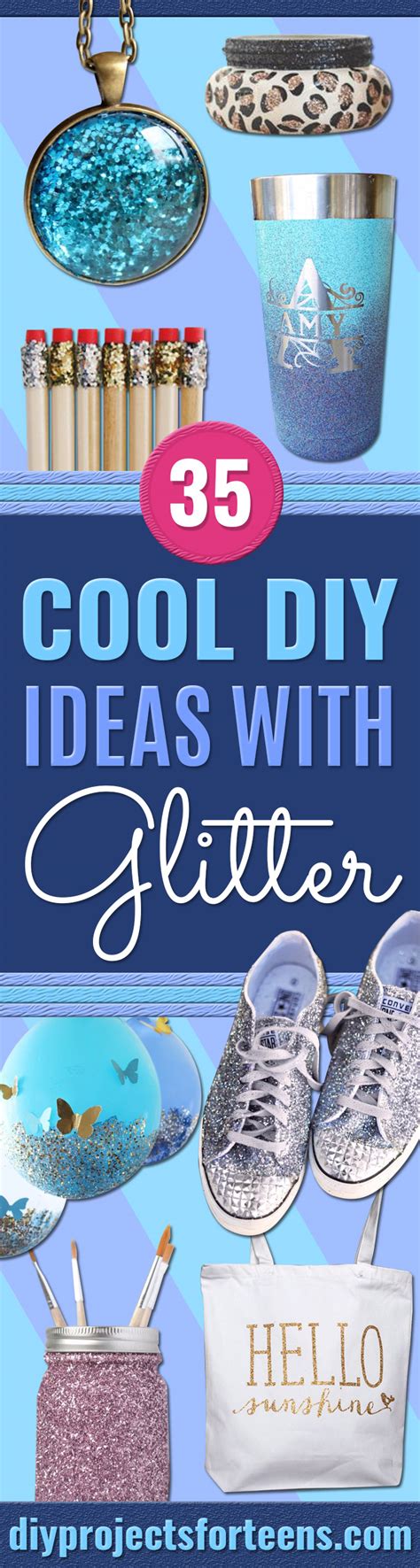 35 DIY Ideas With Glitter