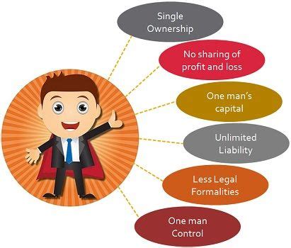 What is Sole Proprietorship? definition, characteristics, merits and demerits - Business Jargons