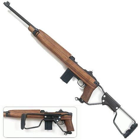 Auto-Ordnance M1 Carbine Paratrooper Semi Auto Carbine .30 Carbine 18" Barrel 15 Rounds Blade ...