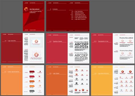 14 Page Logo and Brand Identity Guidelines Template for Download