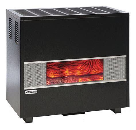 WILLIAMS COMFORT PRODUCTS, Natural Gas, Visual Flame Cabinet, Hearth Heater - 36FK46|6502522A ...