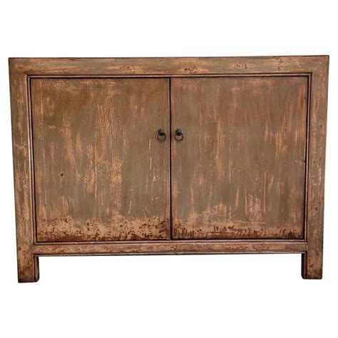 Antique Primitive Style 2 Part Display Cabinet For Sale at 1stDibs ...