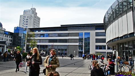 Jena, Germany - April 17, 2014: Campus Of The University In Jena ...