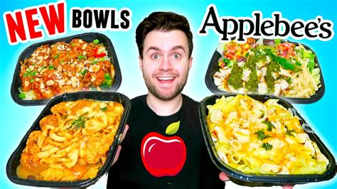 Are Applebee's NEW Irresist-A-Bowls Good? MENU REVIEW! - YouTube