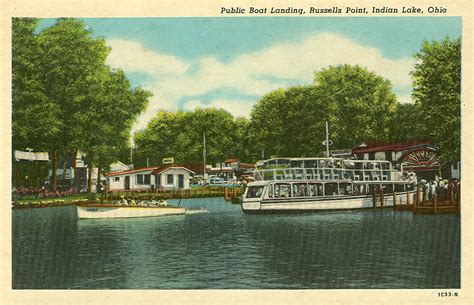 Vintage Travel Postcards: Russells Point, Ohio