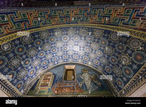 Mausoleum of Galla Placidia mosaics. Ravenna Stock Photo - Alamy