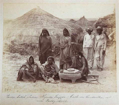 Group of Villagers - India c1880's - Old Indian Photos