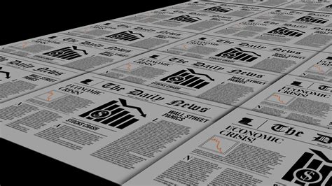 Economic crisis newspaper recession graphics animation 44789874 Stock Video at Vecteezy