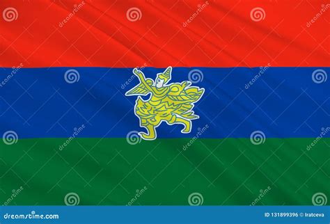 Flag of Kayah, Myanmar stock illustration. Illustration of burma ...