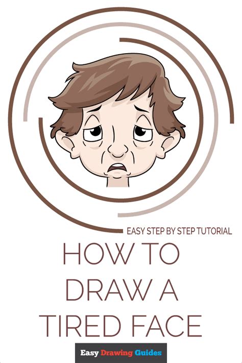 How to Draw a Tired Face - Really Easy Drawing Tutorial