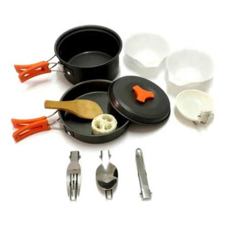 12 Piece Camping Cookware Set - Sirius Survival