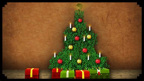 Minecraft: How to make a Christmas Tree - YouTube