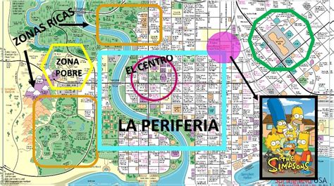 Mapa de Springfield. Imagen procedente de Martín Mosteiro, Lorena y Fernando Rubiera Morollón ...