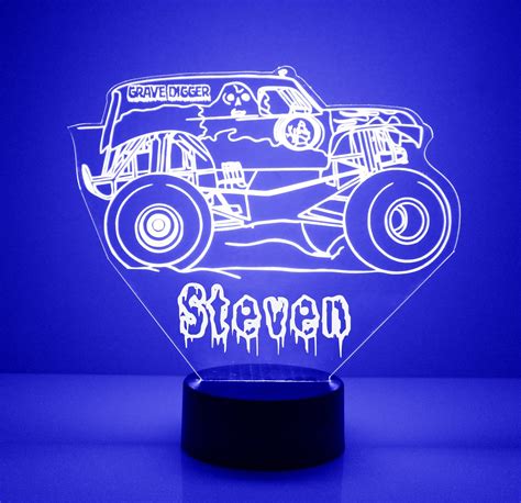 Custom Truck Night Lights with Name / 7 Color Changing LED Lamp III03 – Oak Bay Online Store