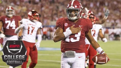 College Football Highlights: Tua Tagovailoa, No. 1 Alabama roll against ...