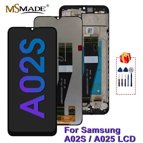 ต้นฉบับสำหรับ Samsung Galaxy A02S SM-A025F ดิสเพลย์ /Ds อะไหล่หน้าจอสัมผัส LCD เครื่องอ่านพิกัด ...