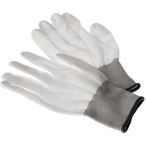 Sensei Anti-Static Gloves (Large, White) ASCG-WL B&H Photo Video