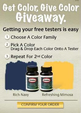 *EXPIRED* Free Glidden Paint Testers