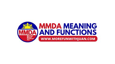 What is MMDA: Metropolitan Manila Development Authority (Meaning and ...