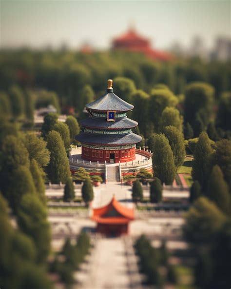 Premium AI Image | Beijing Tiantan Ancient Architecture Landscape