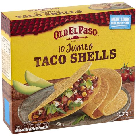 Calories in Old El Paso Jumbo Taco Shells calcount