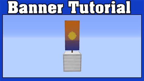 Minecraft "Sunset over the sea" Banner Tutorial - YouTube