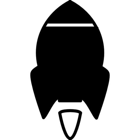 Rocket Ship Silhouette at GetDrawings | Free download