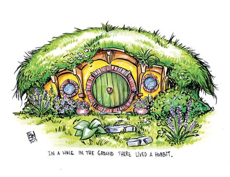 A Hobbit Hole The Shire by Obillwon on DeviantArt