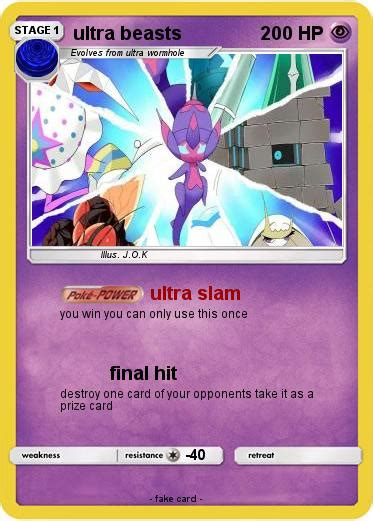 Pokémon ultra beasts 4 4 - ultra slam - My Pokemon Card