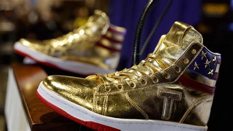 Donald Trump’s golden $399 shoes sell out immediately | The Mercury