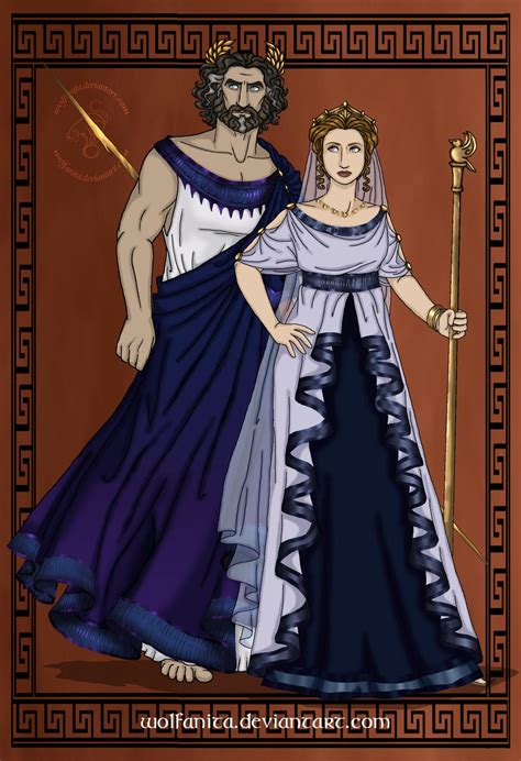 GodsOfAncientGreeceCouples: Zeus and Hera by wolfanita on DeviantArt