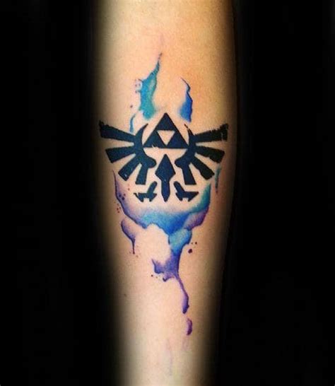 60 Triforce Tattoo Designs For Men - Legend Of Zelda Ink Ideas