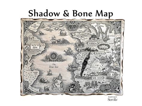 Shadow and Bone Map the Grishaverse Map Grisha Trilogy Map - Etsy Finland