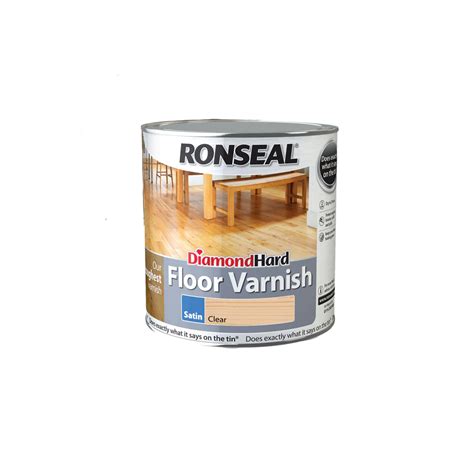 Ronseal Diamond Hard Floor Varnish - Clear Satin 2.5L - ERoofing