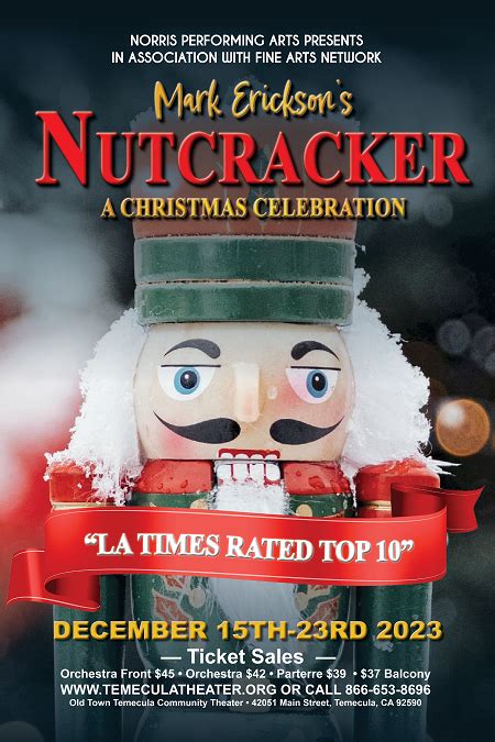 Tickets | THE NUTCRACKER BALLET 2023 | Old Town Temecula Community Theater