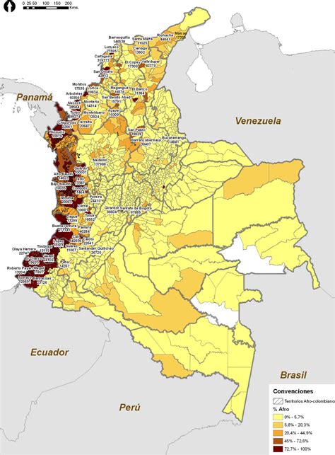 Colombia Map South America