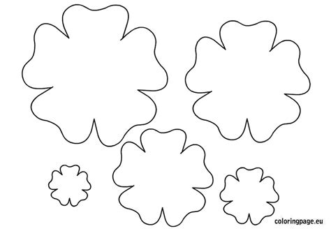 6 free printable flower templates freebie finding mom - flower template ...