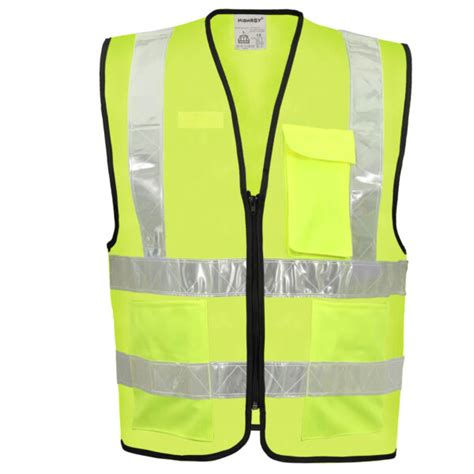 HIGH VISIBILITY SAFETY VEST-2 YELLOW - Protective Equipment,Workwear ...