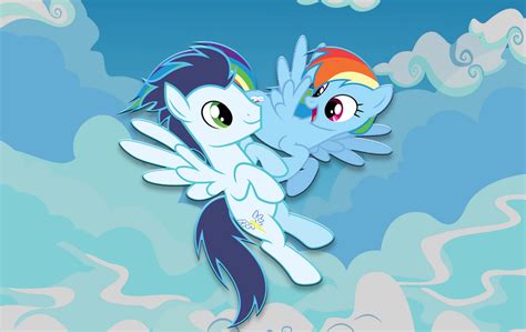 Rainbow Dash and Soarin Wallpaper by Bubblegum3558 on DeviantArt