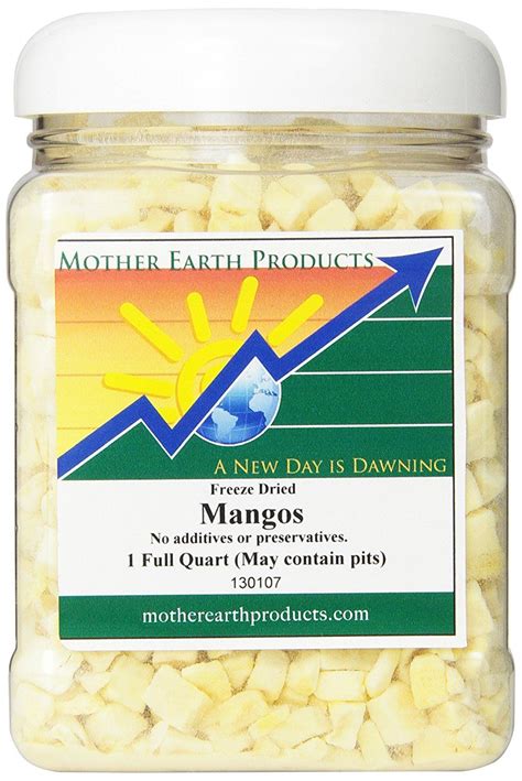 Mother Earth Products Freeze Dried Mangos, Quart Jar >> New and awesome product awaits you, Read ...