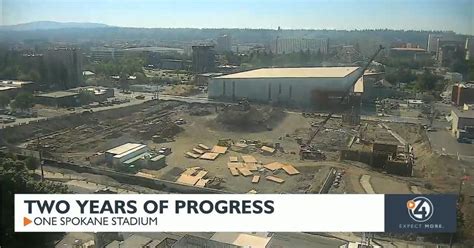 Two years of construction at the One Spokane stadium | Video | kxly.com